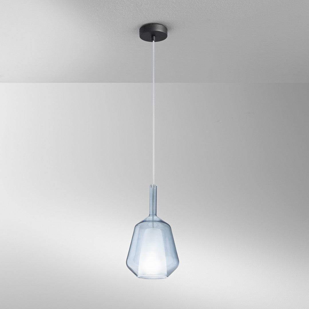Sospensione componibile vetro soffiato D.18cm 1XE27 non incl. Pirex Sospensione componibile vetro soffiato D.18cm 1XE27 non incl. Pirex